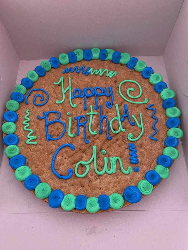 Asheville cookie cake