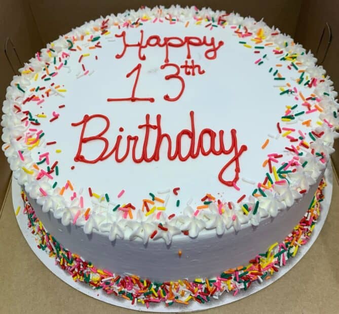 happy birthday cake in asheville